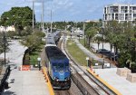 Tri-Rail Train # P677 arrives into WPB Station with a BL36PH on the head end 